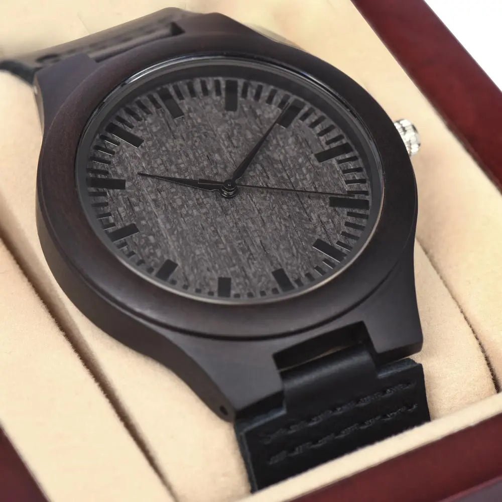 Monebaby Rich Sandalwood Grain WatchAccessoriesMade In Galveston