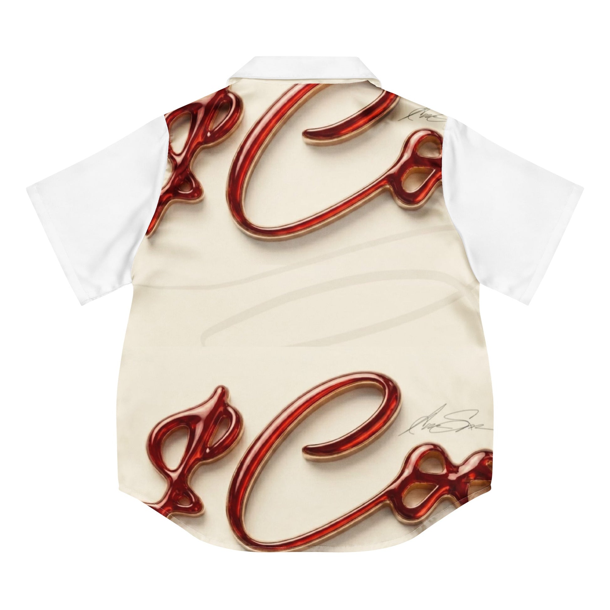 Money Coo All-Over Red Print Women's Short Sleeve Pajama TopApparelMade In Galveston