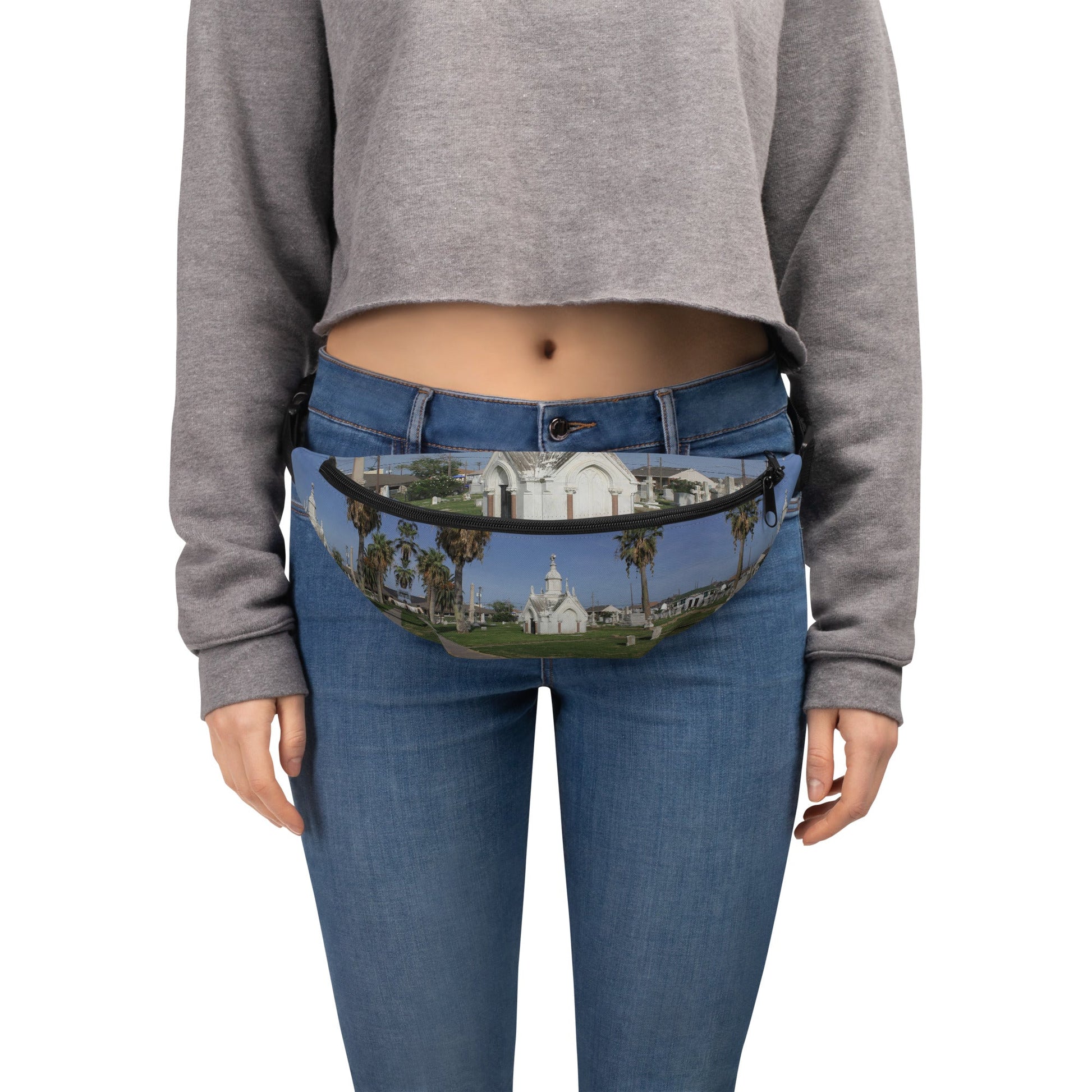 Galveston Old City Cemetery Haunted Halloween Fanny PackMade In Galveston