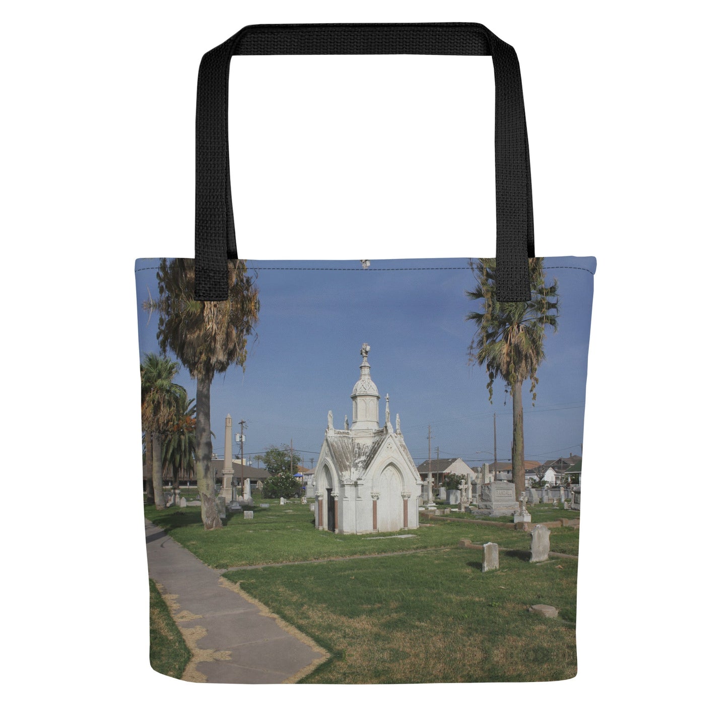 Galveston Old City Cemetery Haunted Halloween Tote bagCUT-SEWMade In Galveston