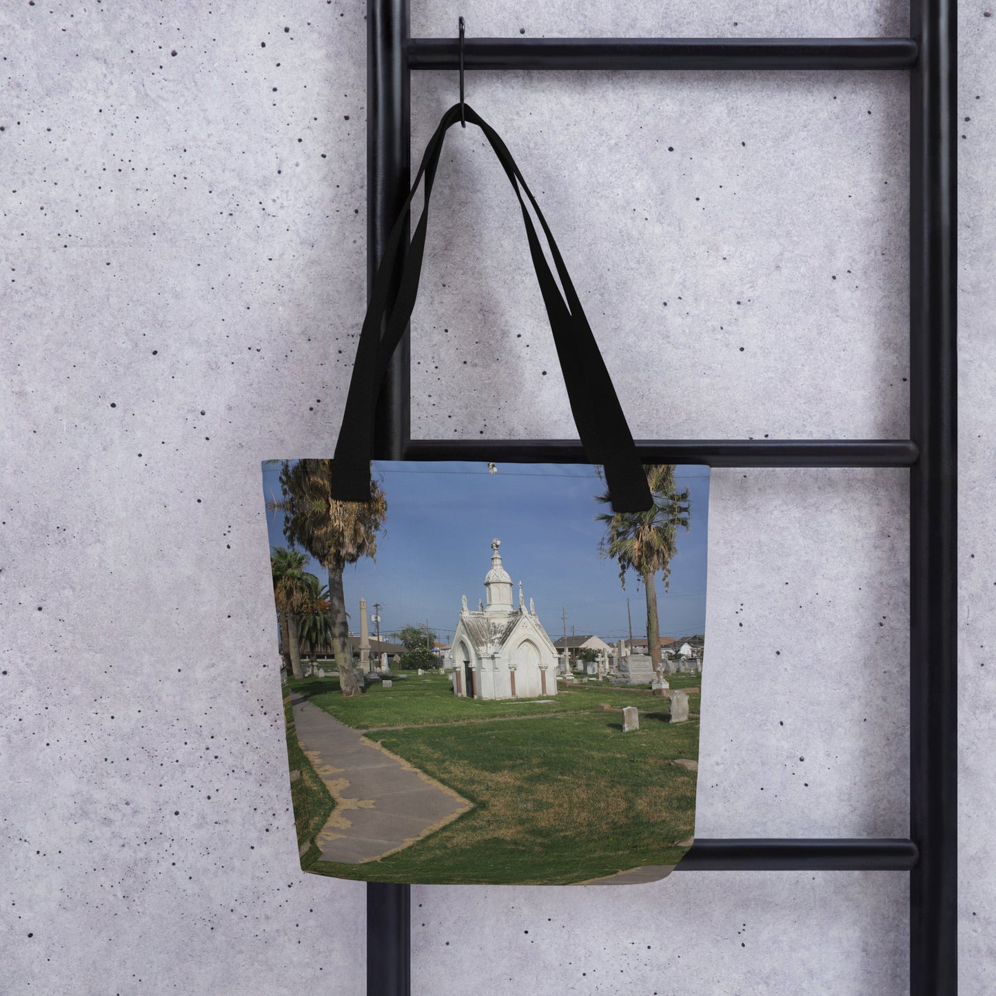 Galveston Old City Cemetery Haunted Halloween Tote bagCUT-SEWMade In Galveston