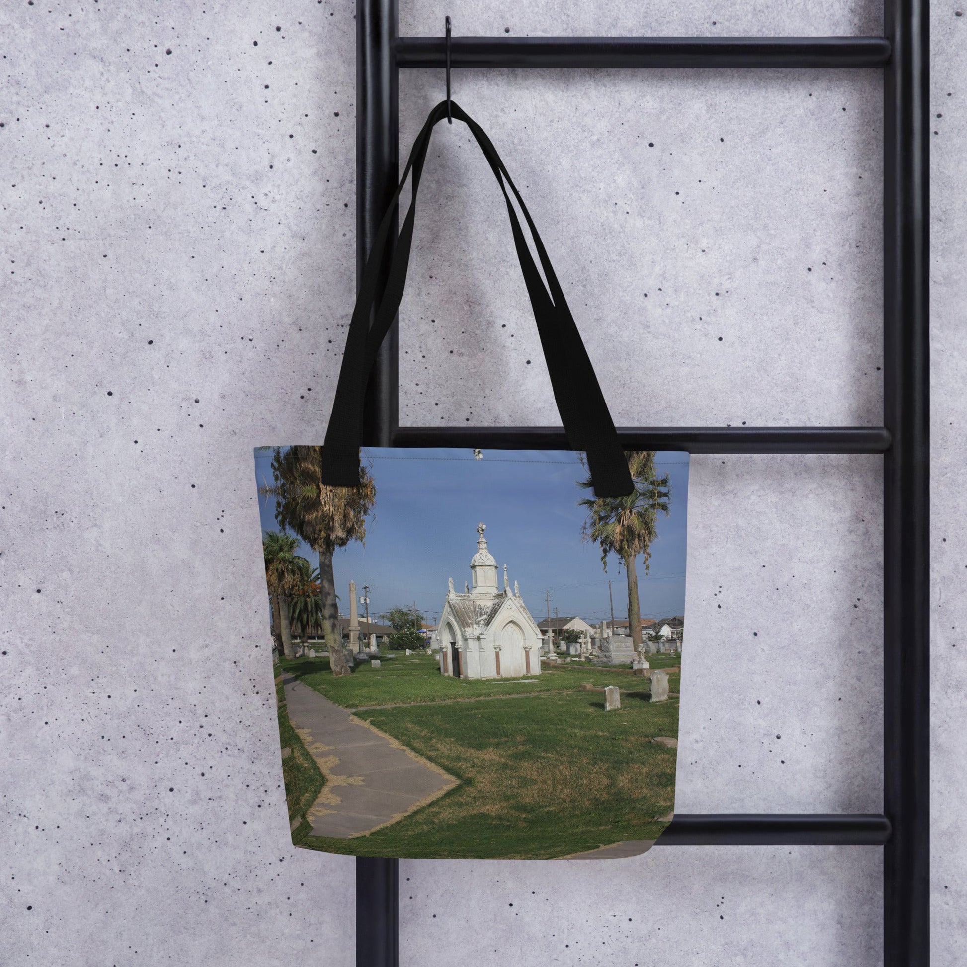 Galveston Old City Cemetery Haunted Halloween Tote bagCUT-SEWMade In Galveston