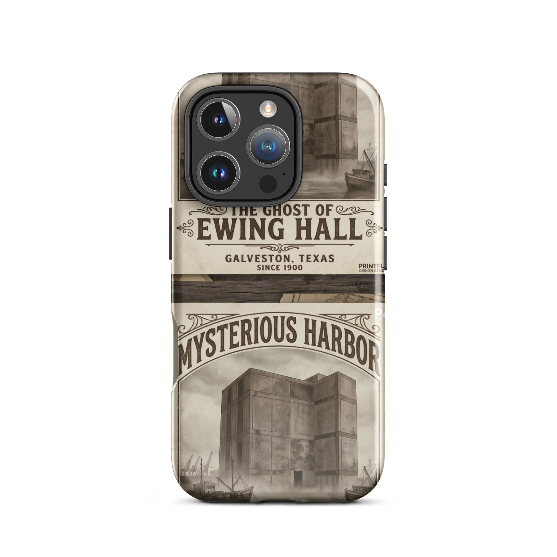 Ghost of Ewing Hall Halloween Tough Case for iPhone®Phone CaseMade In Galveston