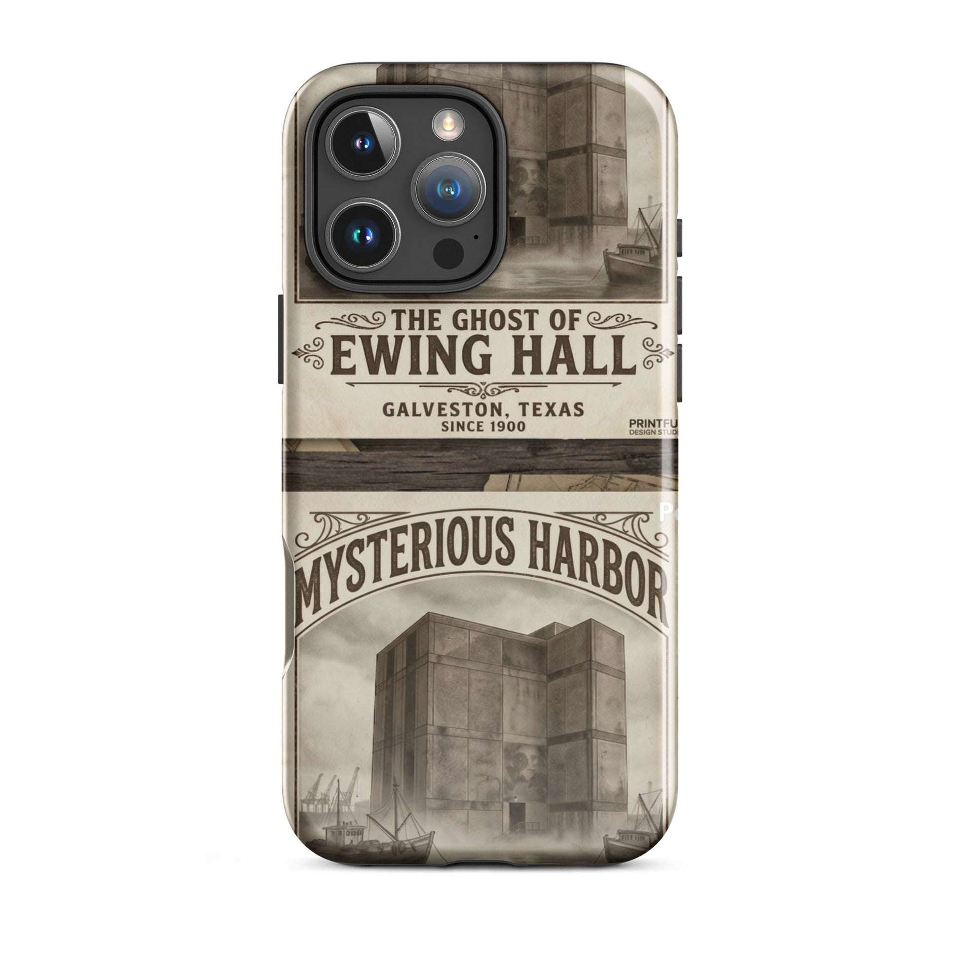 Ghost of Ewing Hall Halloween Tough Case for iPhone®Phone CaseMade In Galveston