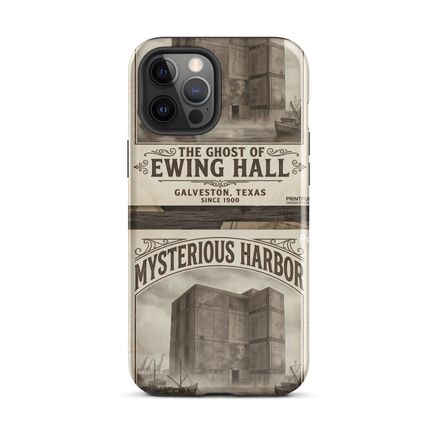 Ghost of Ewing Hall Halloween Tough Case for iPhone®Phone CaseMade In Galveston