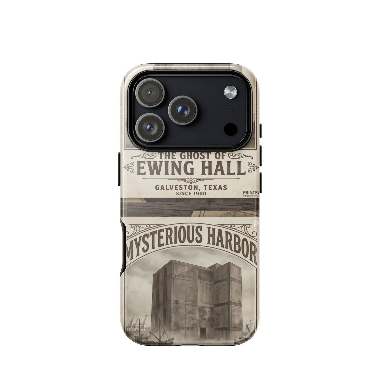 Ghost of Ewing Hall Halloween Tough Case for iPhone®Phone CaseMade In Galveston