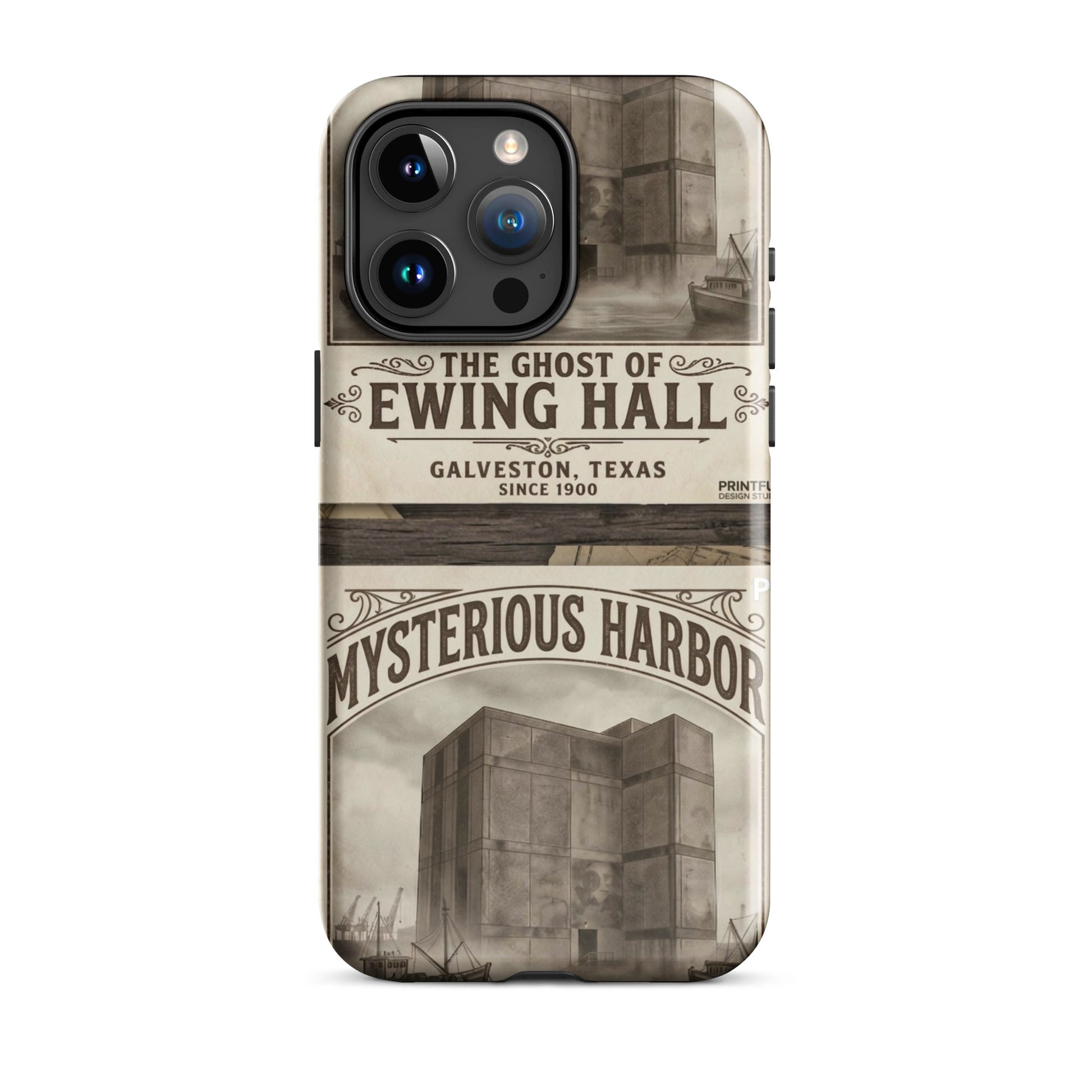 Ghost of Ewing Hall Halloween Tough Case for iPhone®Phone CaseMade In Galveston