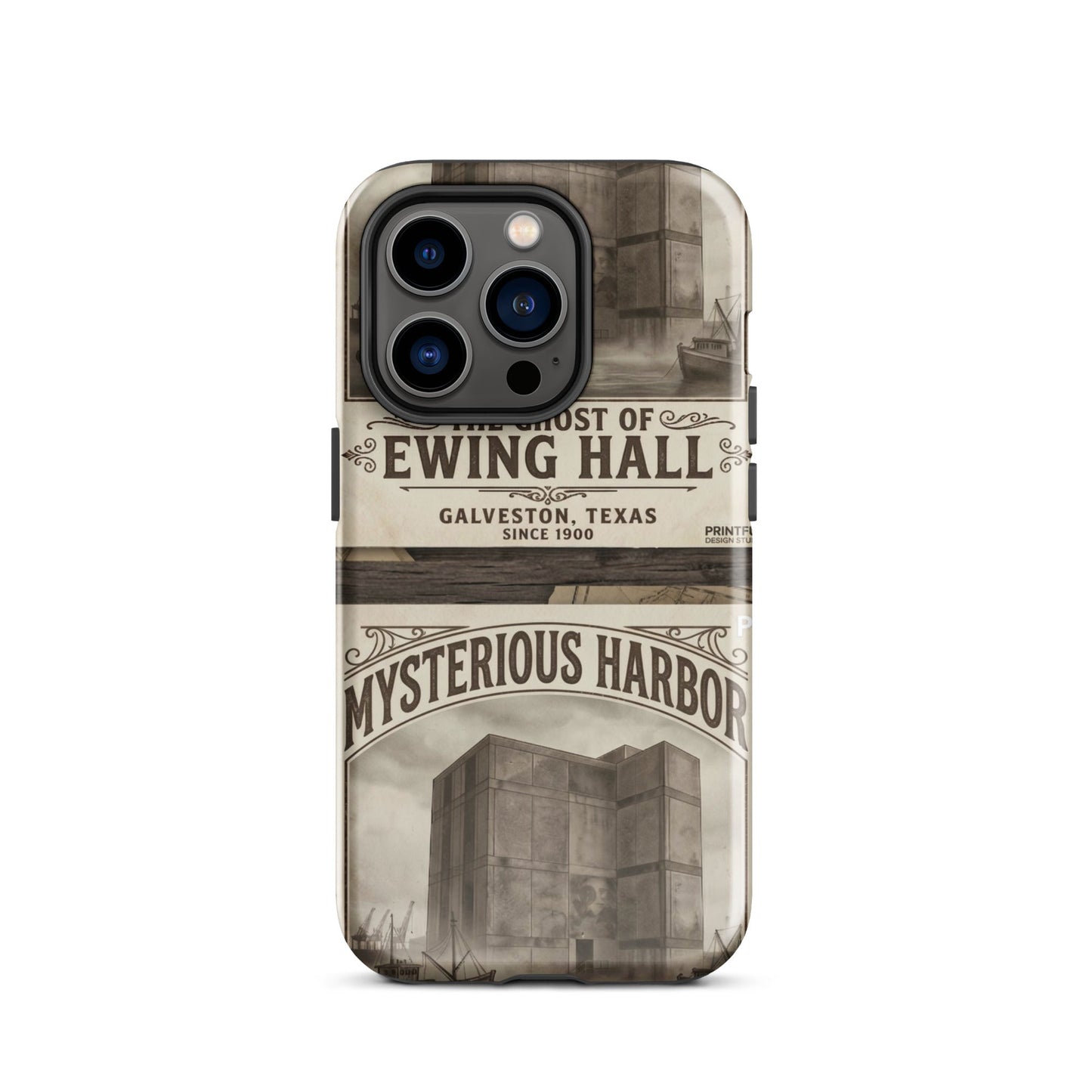 Ghost of Ewing Hall Halloween Tough Case for iPhone®Phone CaseMade In Galveston
