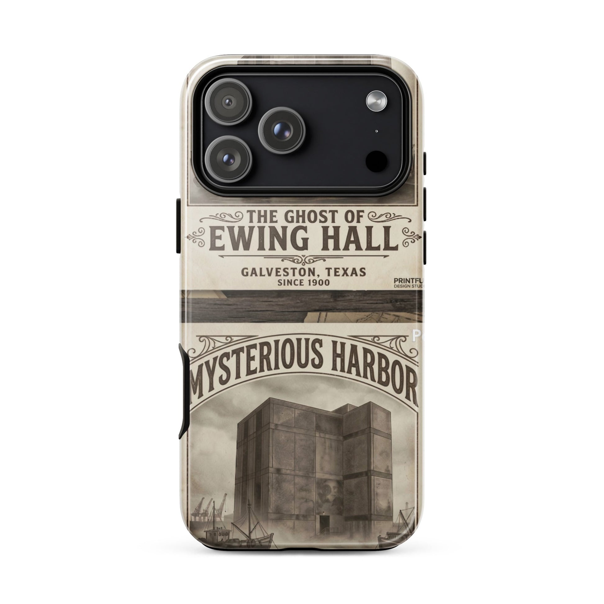 Ghost of Ewing Hall Halloween Tough Case for iPhone®Phone CaseMade In Galveston