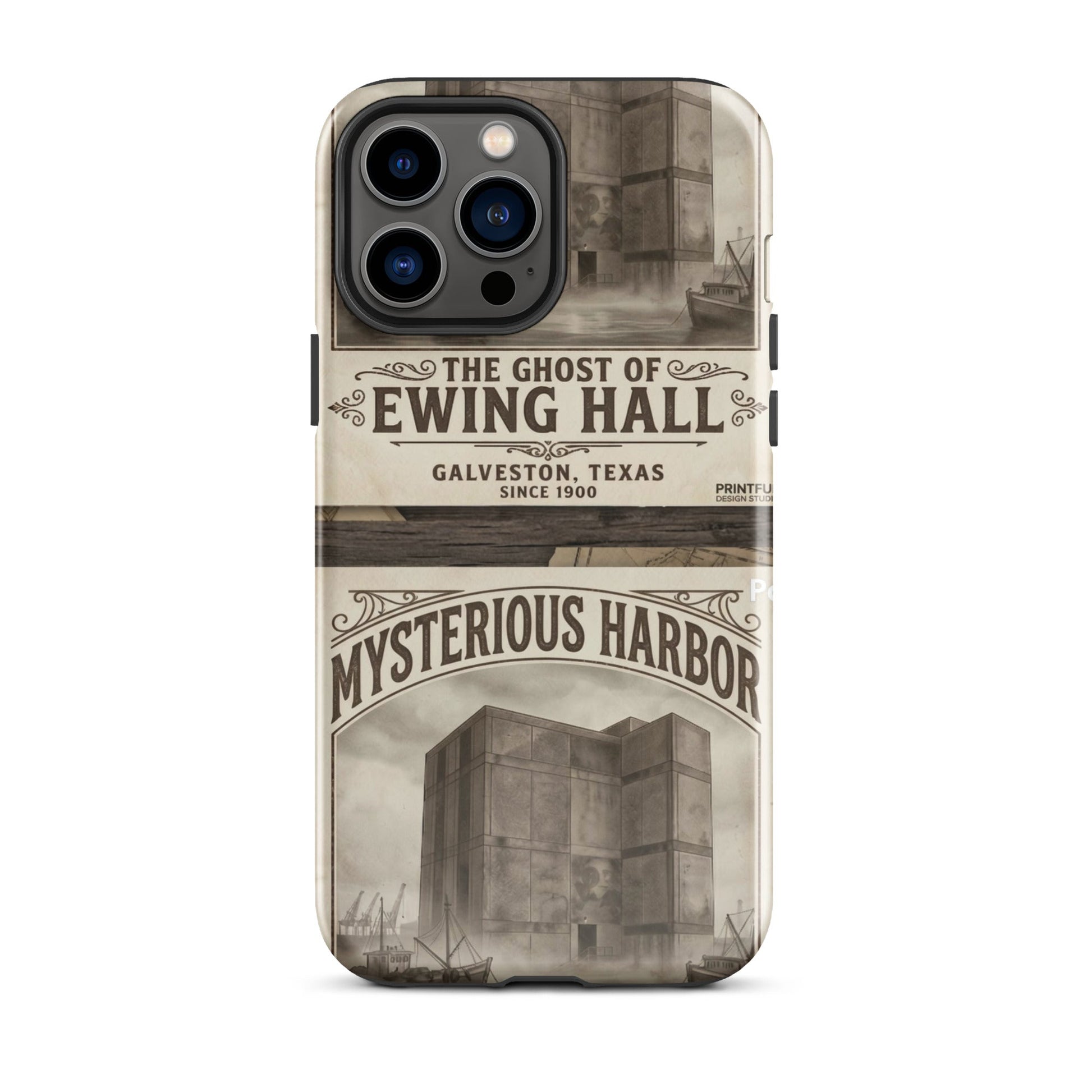 Ghost of Ewing Hall Halloween Tough Case for iPhone®Phone CaseMade In Galveston
