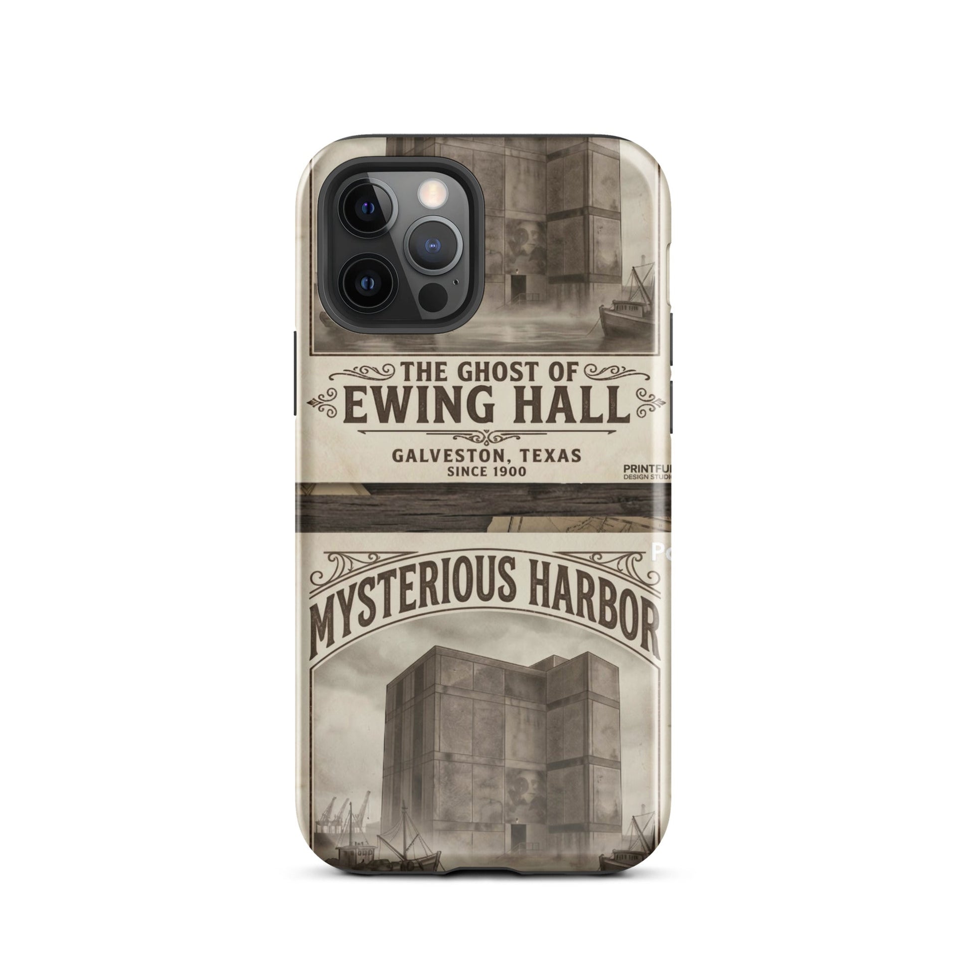 Ghost of Ewing Hall Halloween Tough Case for iPhone®Phone CaseMade In Galveston
