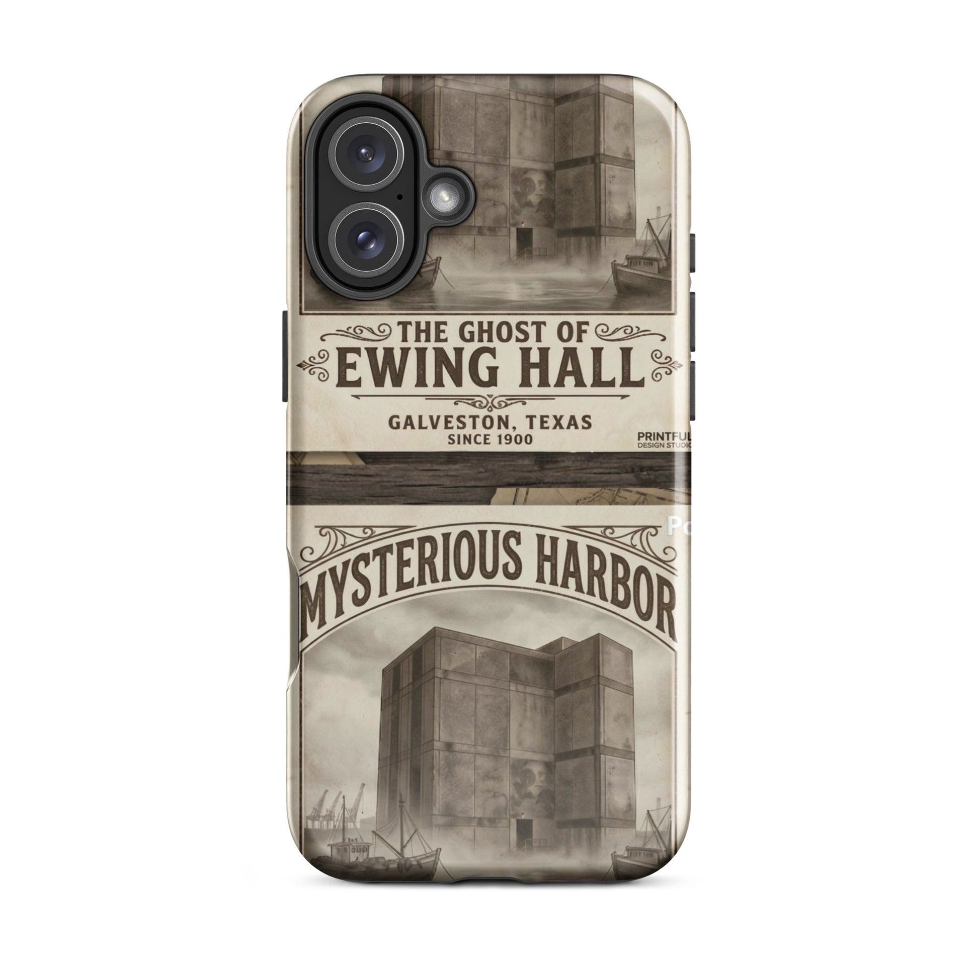 Ghost of Ewing Hall Halloween Tough Case for iPhone®Phone CaseMade In Galveston