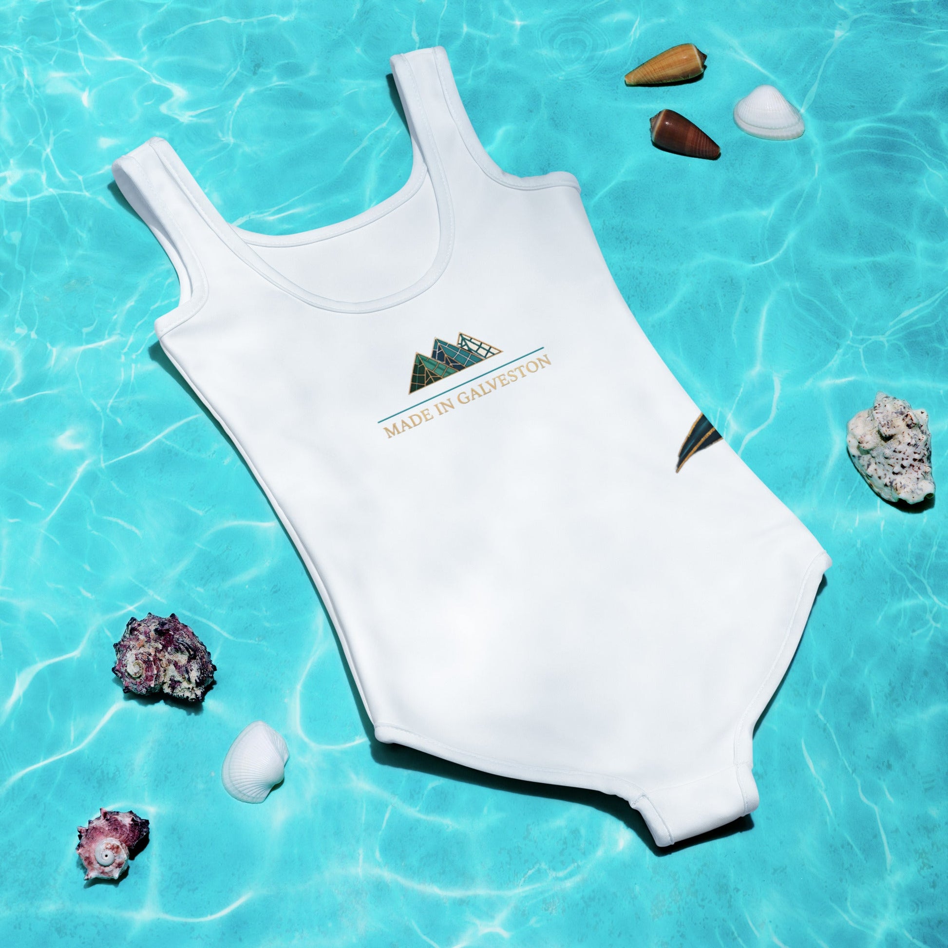 MADE IN GALVESTON All-Over Print Kids SwimsuitSwimwearMade In Galveston
