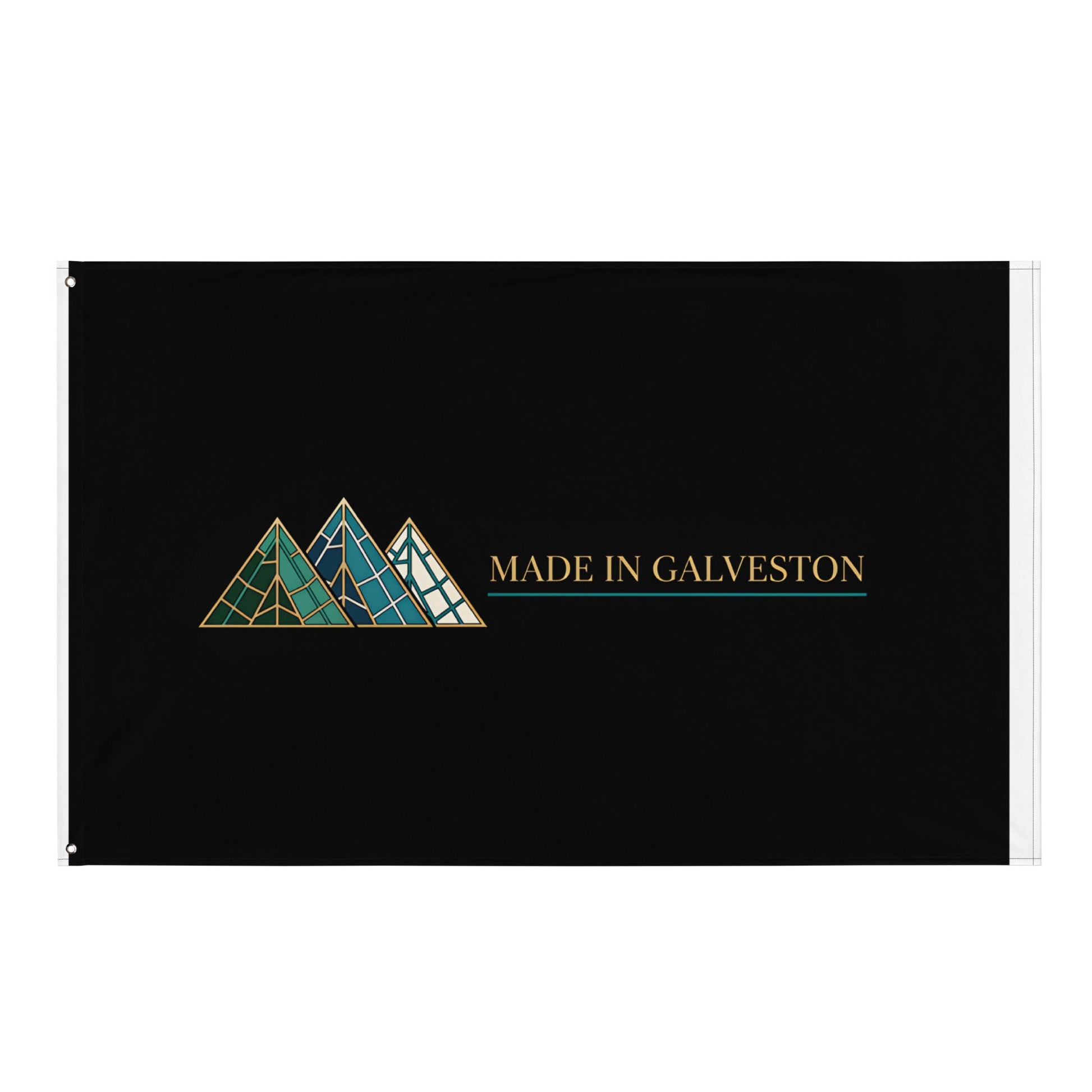 MADE IN GALVESTON Black Island FLAGCUT-SEWMade In Galveston