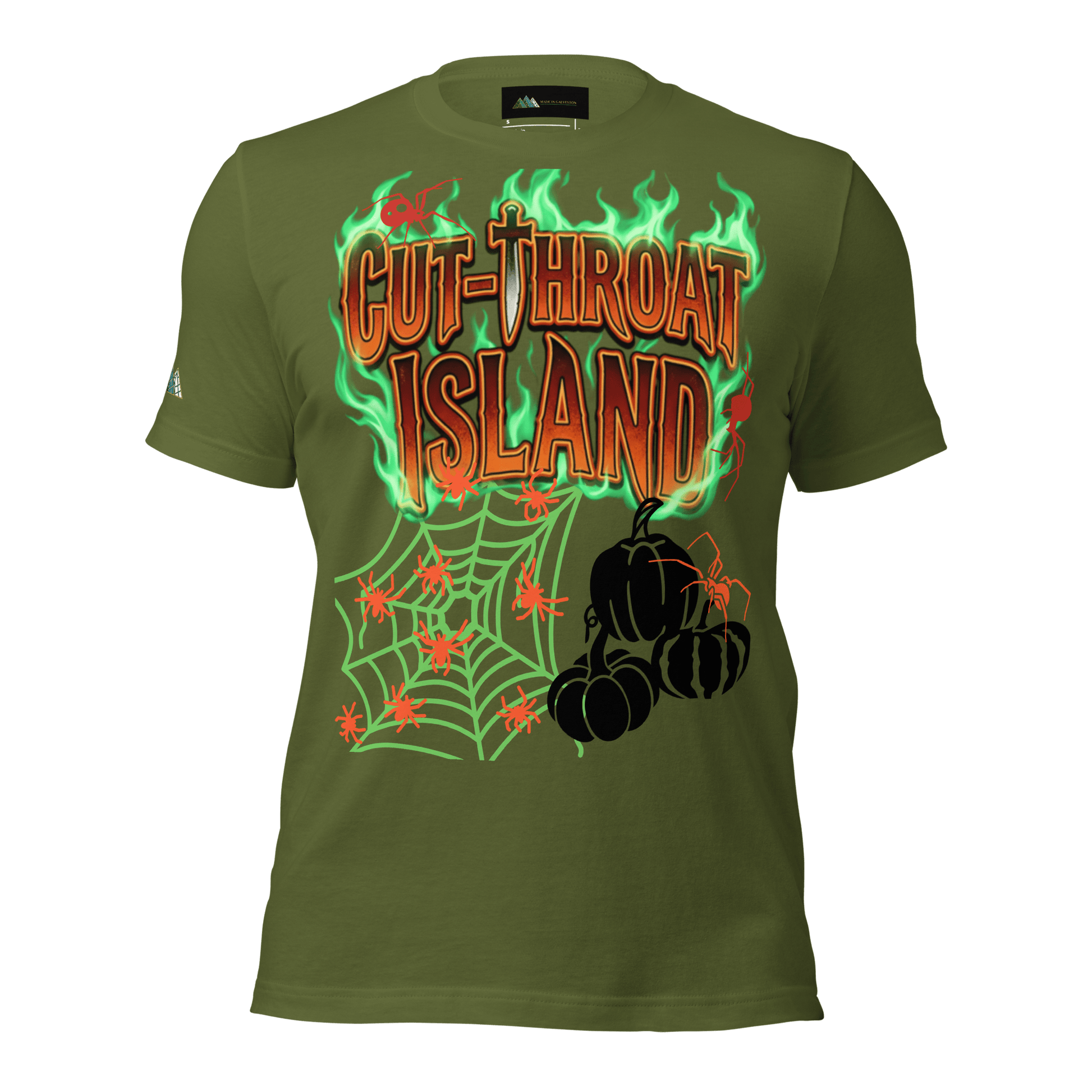 MADE IN GALVESTON CUTTHROAT Halloween Unisex t-shirtT-SHIRTMade In Galveston