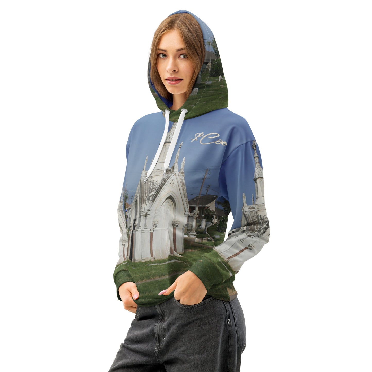 Made In Galveston Old City Cemetery Haunted Halloween HoodieDIRECT-TO-FABRICMade In Galveston