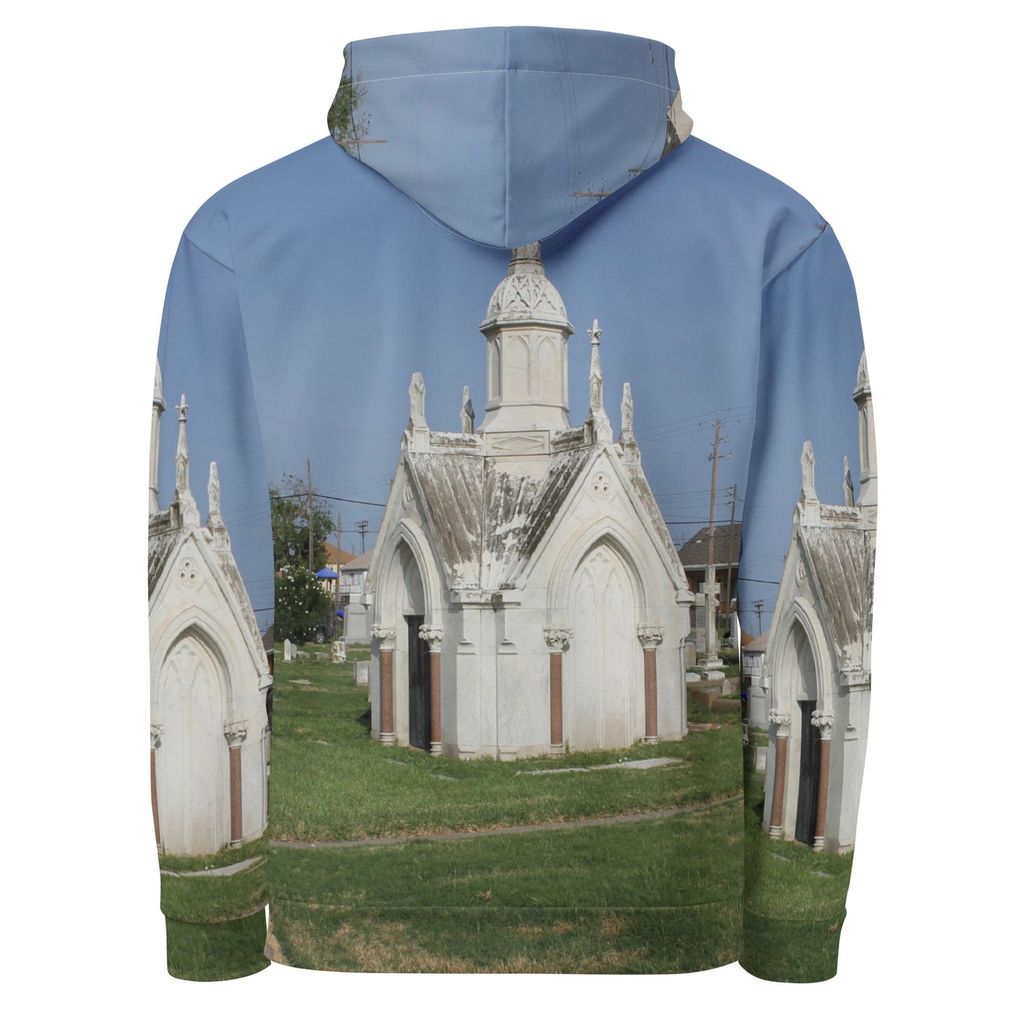 Made In Galveston Old City Cemetery Haunted Halloween HoodieDIRECT-TO-FABRICMade In Galveston