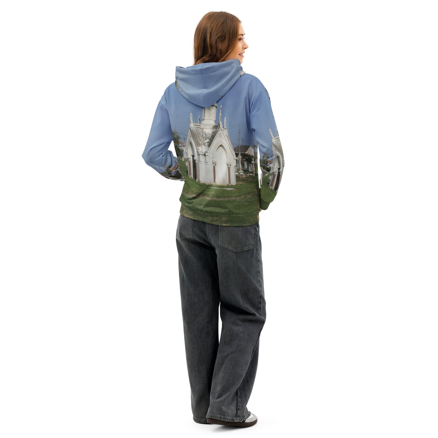Made In Galveston Old City Cemetery Haunted Halloween HoodieDIRECT-TO-FABRICMade In Galveston