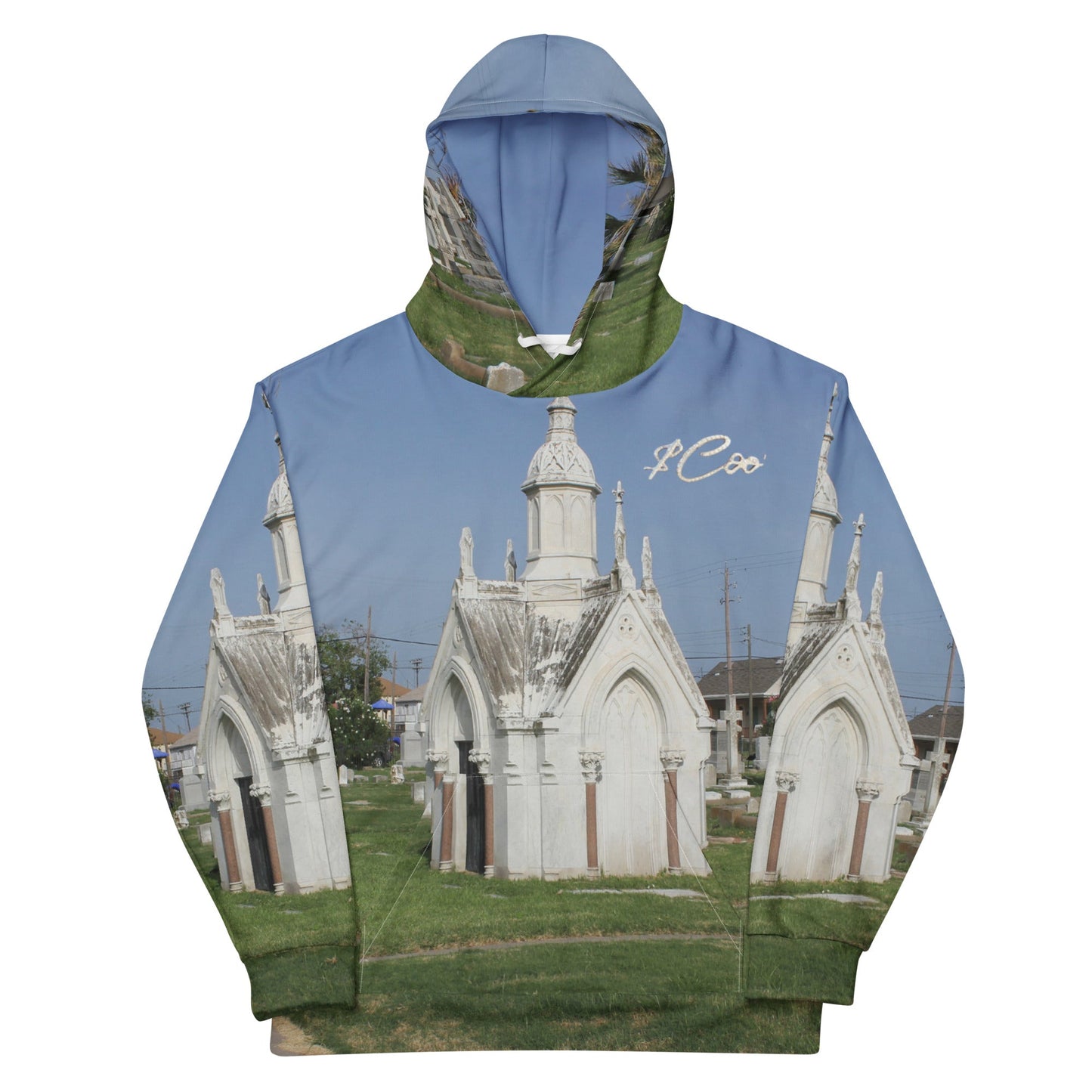 Made In Galveston Old City Cemetery Haunted Halloween HoodieDIRECT-TO-FABRICMade In Galveston