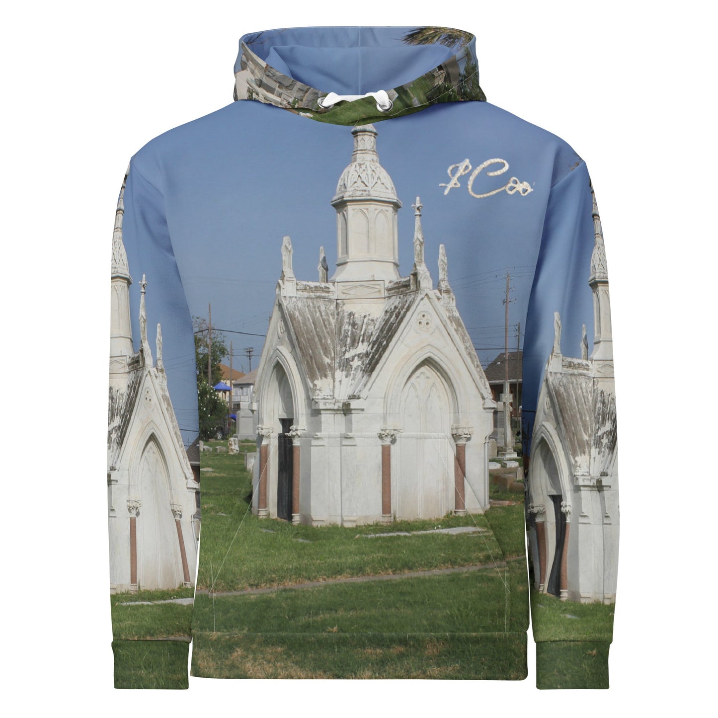 Made In Galveston Old City Cemetery Haunted Halloween HoodieDIRECT-TO-FABRICMade In Galveston
