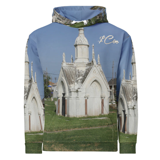 Made In Galveston Old City Cemetery Haunted Halloween HoodieDIRECT-TO-FABRICMade In Galveston