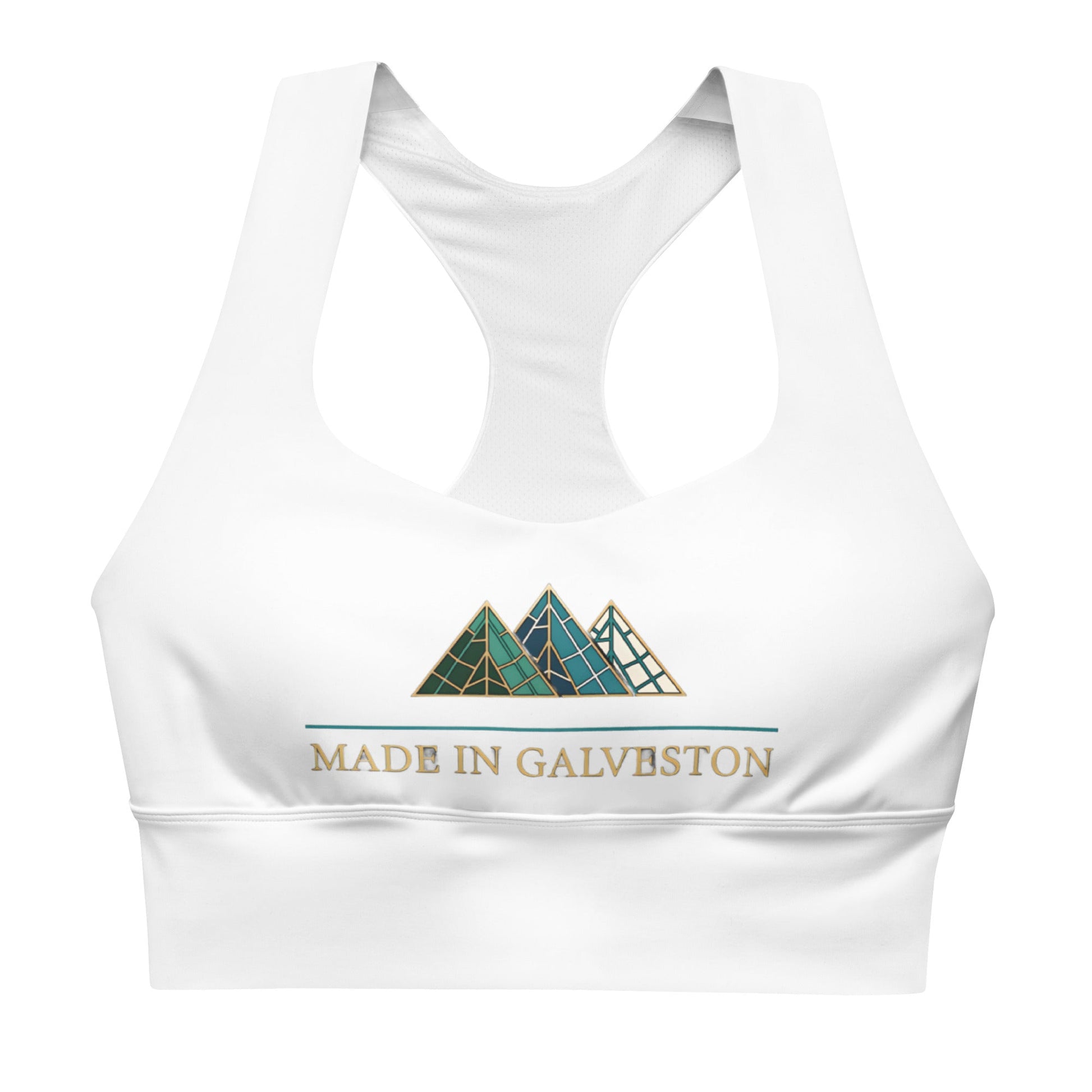 Made in Galveston Recycled Longline Sports BraMade In Galveston