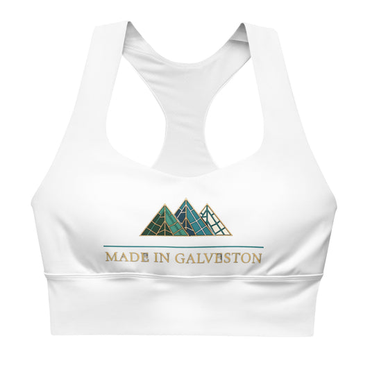 Made in Galveston Recycled Longline Sports BraMade In Galveston