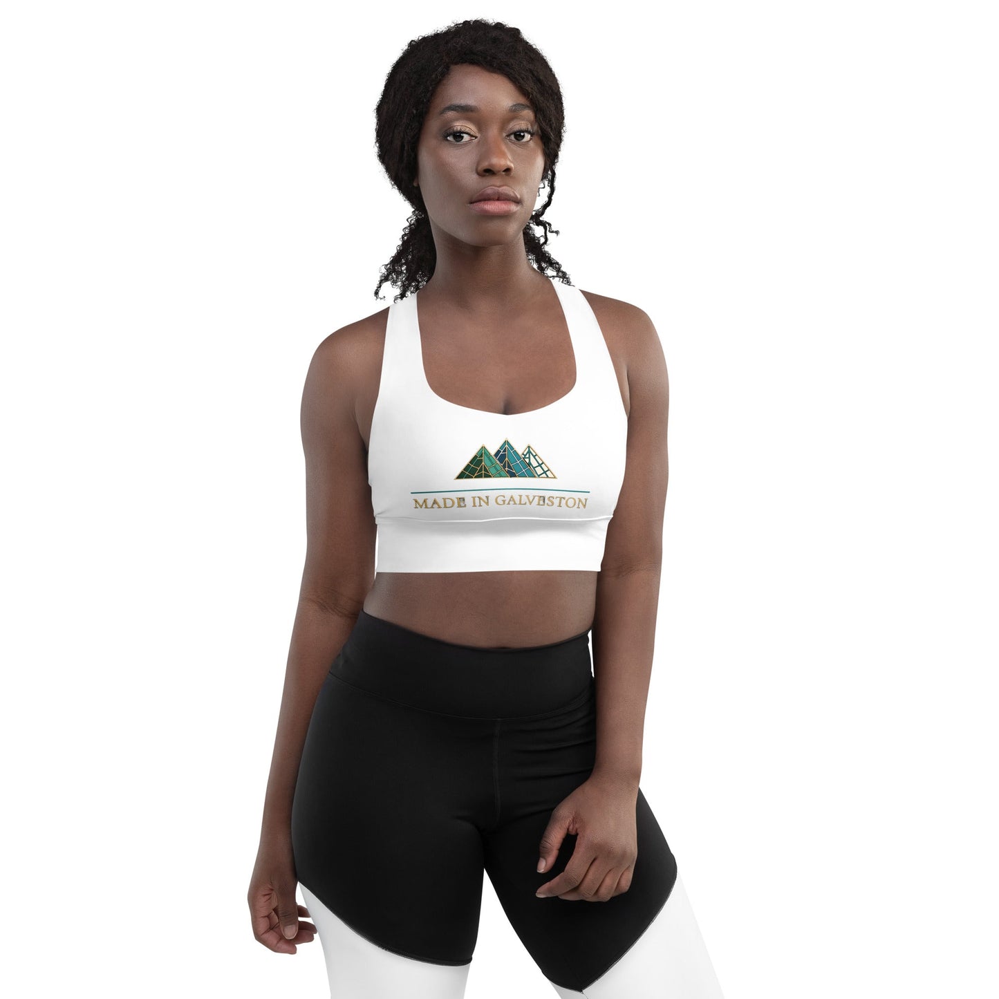 Made in Galveston Recycled Longline Sports BraMade In Galveston