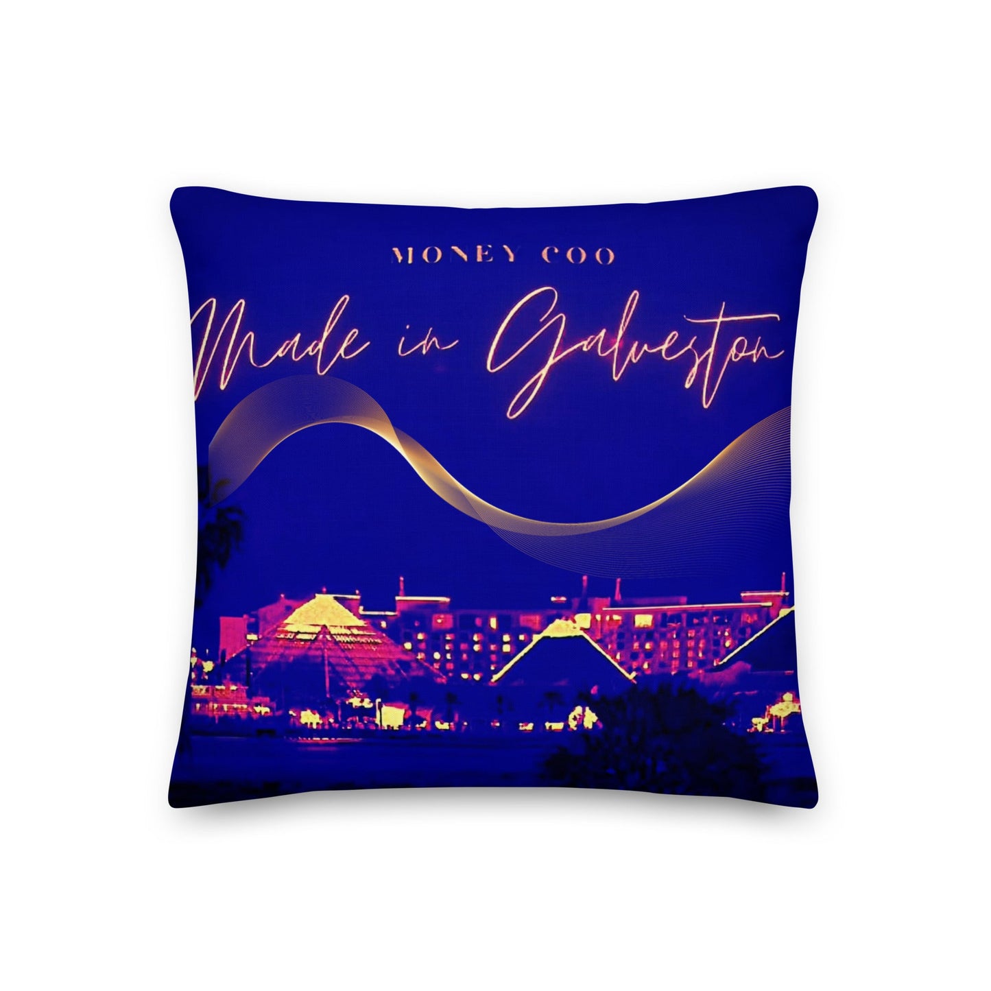 Money Coo MIG Premium PillowLifestyleMade In Galveston