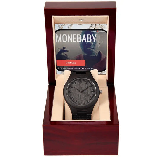 Monebaby Rich Sandalwood Grain WatchAccessoriesMade In Galveston