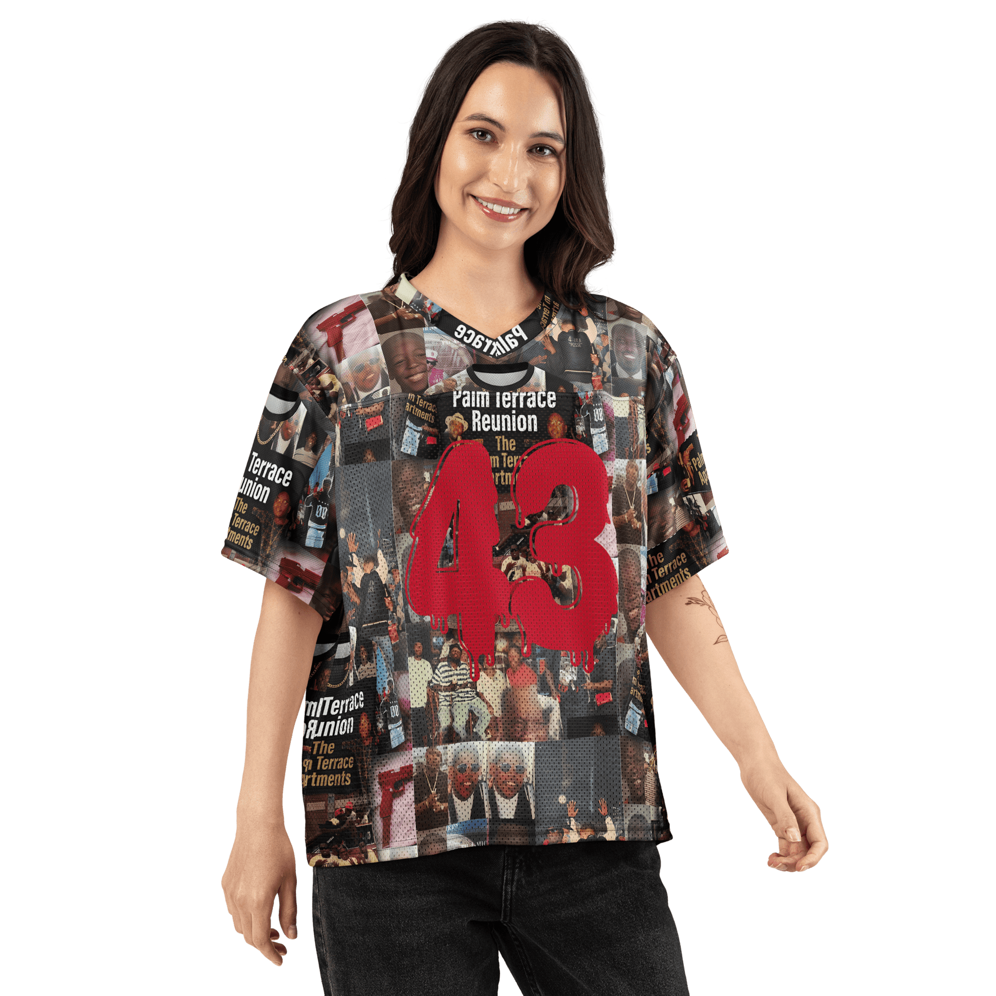 Money Coo 43rd Street Boxy football jerseyMade In Galveston