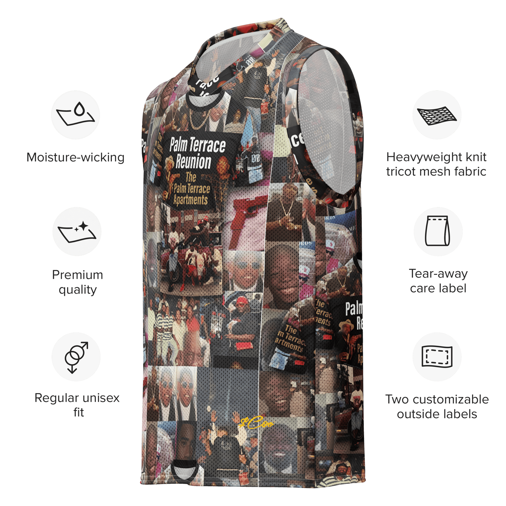 Money Coo 43rd Street Premium basketball jerseyCUT-SEWMade In Galveston