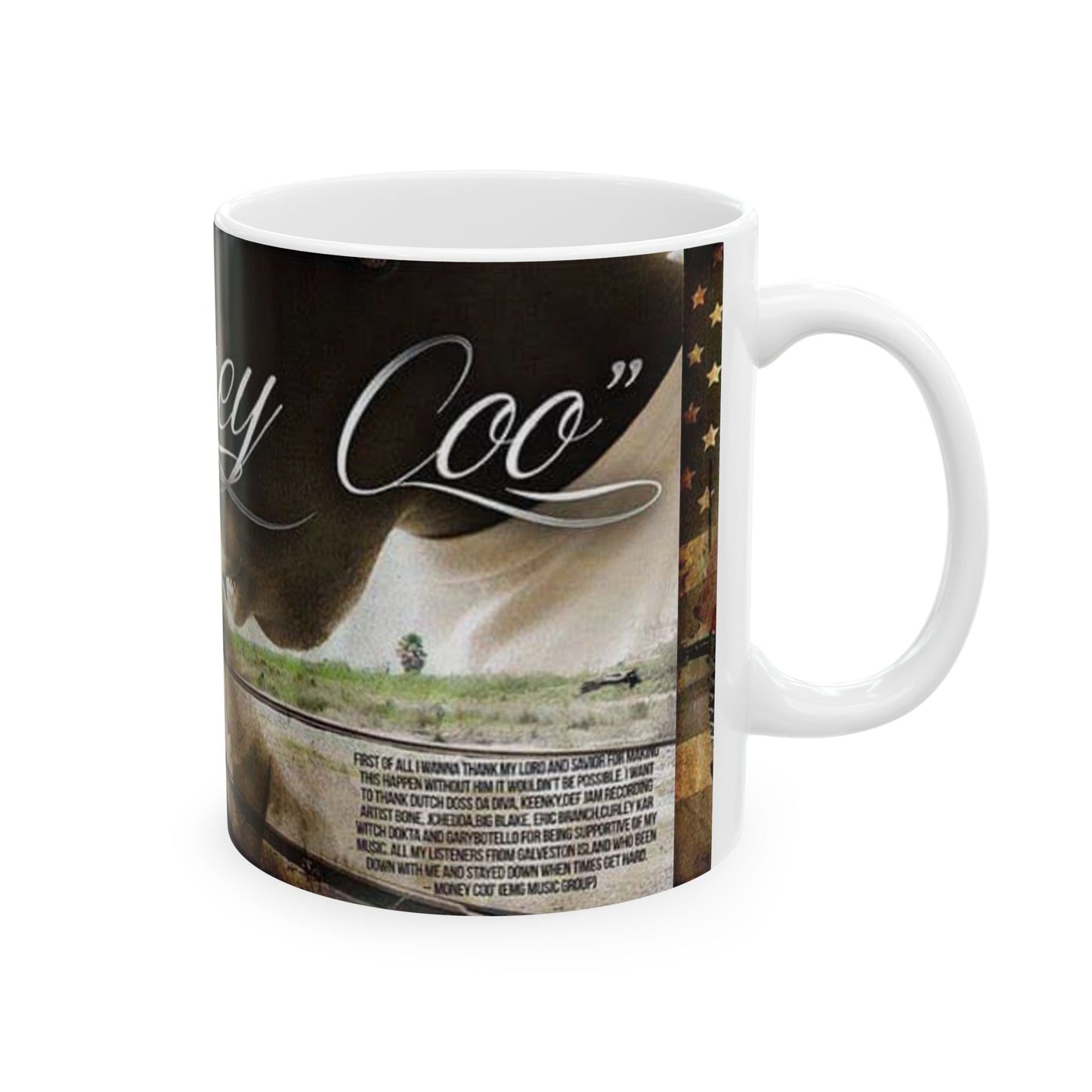 Money Matters Ceramic Mug — Vintage Americana Financial Quote Coffee Cup (11oz/15oz)MugMade In Galveston