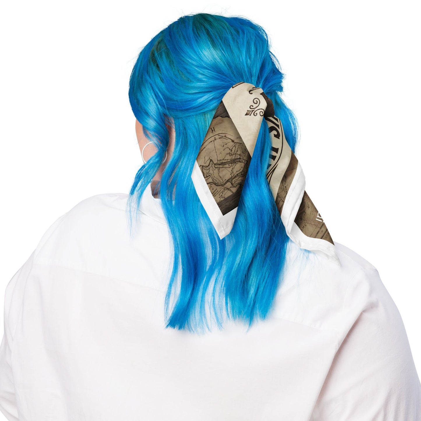 Phantom Face of Ewing Hall Halloween All-over print bandanaAccessoriesMade In Galveston