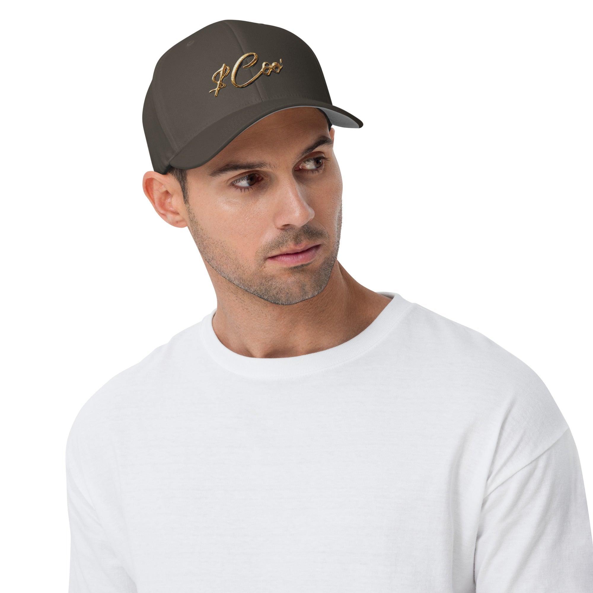 Signature Money Coo Gold Label Structured Twill Cap - Made In Galveston