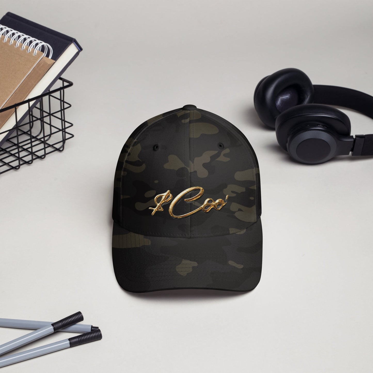 Signature Money Coo Gold Label Structured Twill CapMade In Galveston