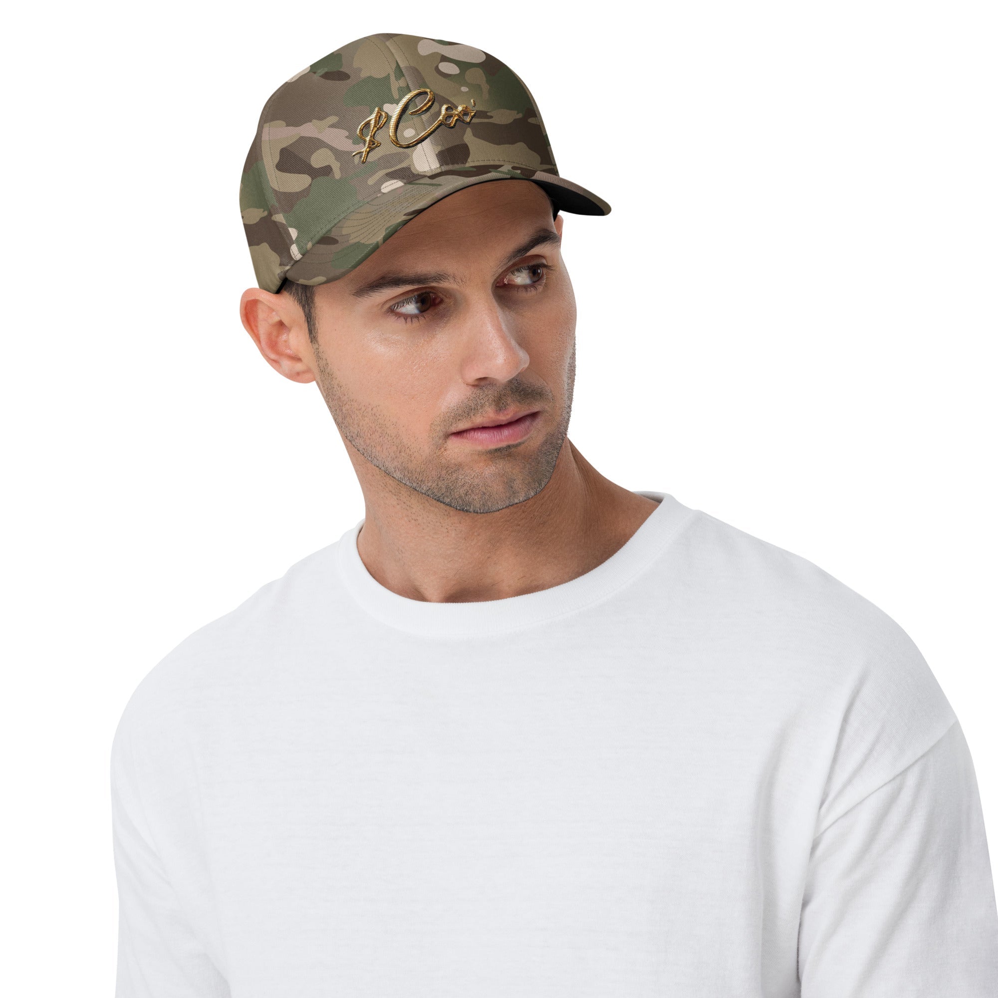 Signature Money Coo Gold Label Structured Twill Cap - Made In Galveston