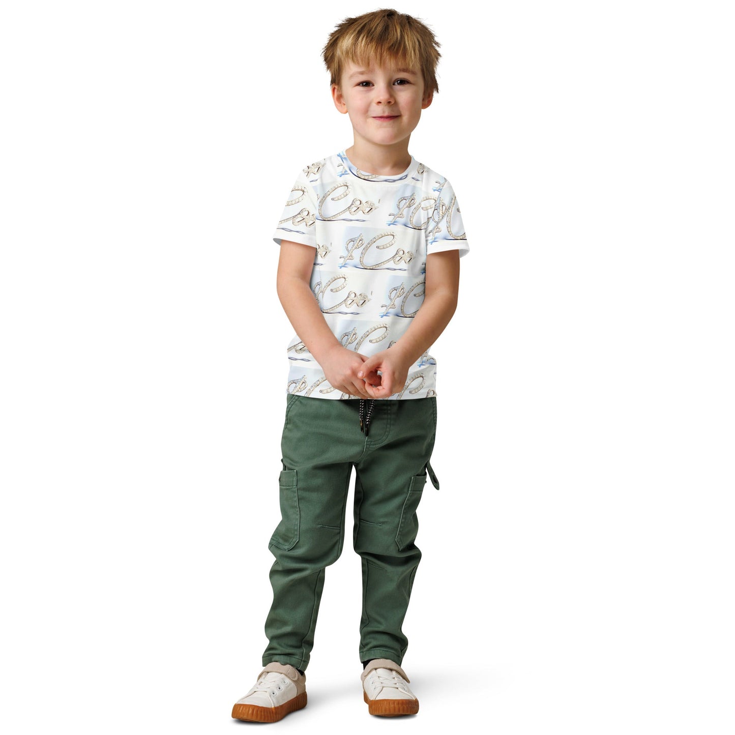 Signature Money Coo Kids cotton crew neck t-shirtDIRECT-TO-FABRICMade In Galveston