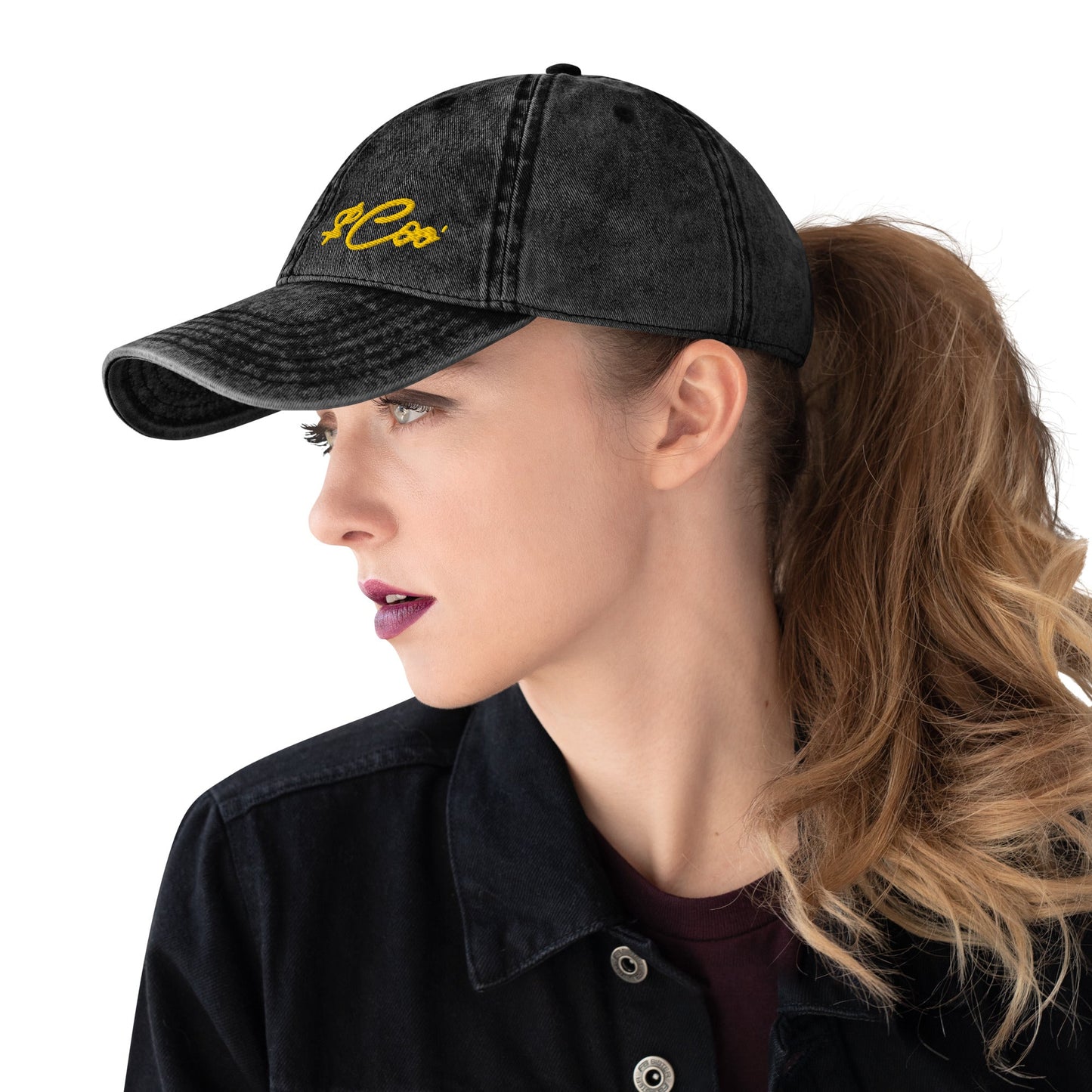 Signature Money Coo Vintage Cotton Twill CapAccessoriesMade In Galveston