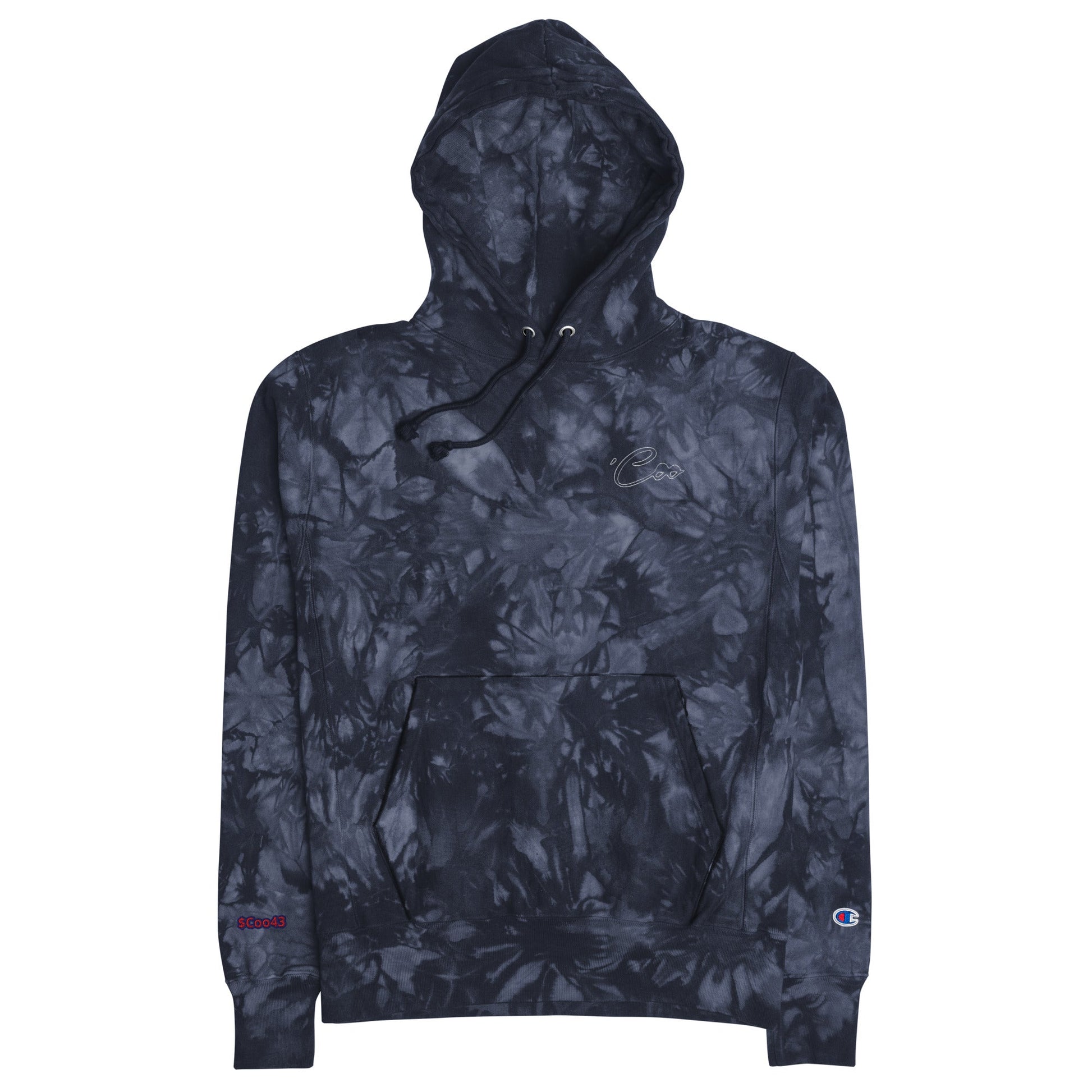 Money Coo Unisex Champion Tie-Dye HoodieApparelMade In Galveston